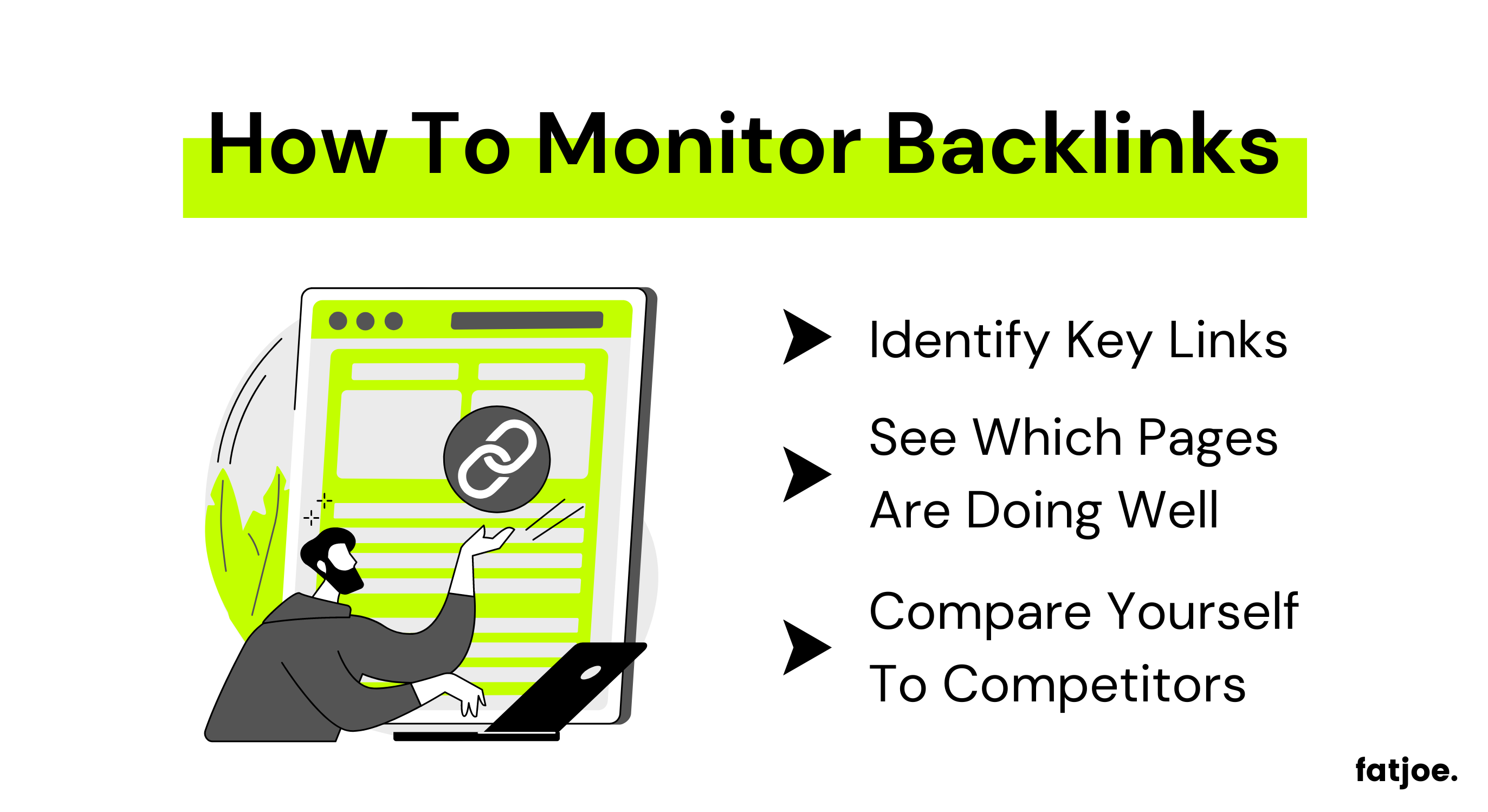 How To Monitor Backlinks Graphic