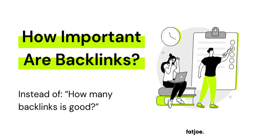 How Important Are Backlinks graphic