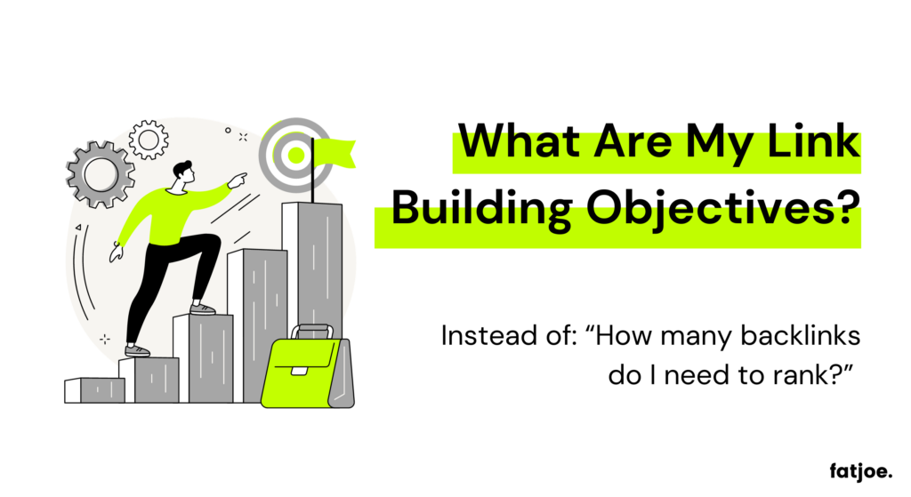 What Are My Link Building Objectives graphic